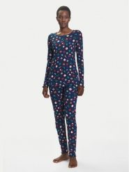 United Colors Of Benetton Piżama 3SUP3P03N Granatowy Regular Fit. Niebieskie piżamy United Colors Of Benetton, s, bez wzorów, z bawełny, bez kołnierzyka, bez ramiączek. Za 219.99 zł.