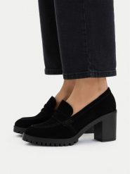 Lasocki Półbuty CEO-WI23-LUM-11 Czarny. Czarne półbuty wsuwane Lasocki, bez wzorów, ze skóry, bez obcasa, na obcasie. Za 229.99 zł.