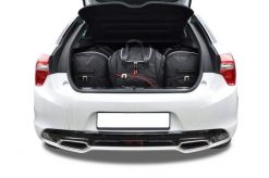 Torby Do Bagażnika Citroen Ds5 2011-2015 4Szt Kjust. Czarne torby podróżne KJUST, bez wzorów, z kauczuku. Za 1,223.00 zł.