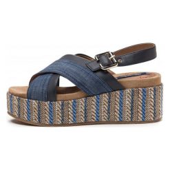 Wrangler Sandały Damskie Tempura Straw 38 Niebieski. Sandały marki Wrangler. W wyprzedaży za 180.00 zł.