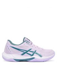 Asics Buty halowe Gel-Rocket 12 1072A119 Fioletowy jasny. Fioletowe buty treningowe ASICS, bez wzorów, ze skóry, bez zapięcia. Za 309.99 zł.
