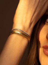 OR ÉCLAT Złota bransoletka "Vico" rozmiar: onesize. Szare bransoletki Or Éclat, złote. Za 1,377.45 zł.