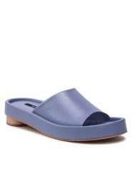 Gino Rossi Klapki 22SS17 Fioletowy. Fioletowe klapki Gino Rossi, bez wzorów, ze skóry, bez obcasa, bez zapięcia. Za 299.99 zł.