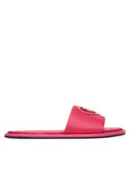 LOVE MOSCHINO Klapki JA28232G0OJO0604 Różowy. Czerwone klapki Love Moschino, bez wzorów, z materiału, bez obcasa, bez zapięcia. Za 799.99 zł.
