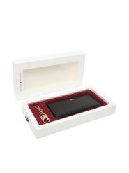 Tommy Hilfiger Zestaw portfel i brelok Lgr Za + Charm AW0AW18040 Czarny. Czarne portfele Tommy Hilfiger, bez wzorów, ze skóry. Za 369.99 zł.