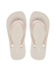 Calvin Klein Japonki Arwa HW0HW02956 Srebrny. Szare japonki Calvin Klein, bez wzorów, z syntetyku. Za 149.99 zł.