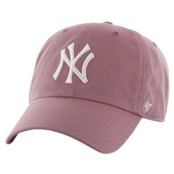 Damska czapka z daszkiem 47 Brand New York Yankees MLB Clean Up Cap. Czerwone czapki z daszkiem 47 Brand, bez wzorów. Za 138.95 zł.