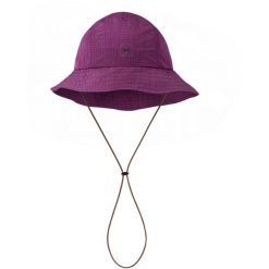 Kapelusz BUFF GO BUCKET HAT SOLID. Fioletowe kapelusze Buff, bez wzorów, sportowe. Za 189.90 zł.