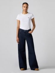 Levi's Dżinsy - Wide leg - w kolorze granatowym rozmiar: W26/L31. Niebieskie jeansy Levi's, l, bez wzorów, z bawełny. Za 203.93 zł.