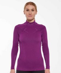 Bluza damska wełniana Brubeck EXTREME MERINO. Czerwone bluzy Brubeck, l, bez wzorów, z dzianiny, klasyczne, bez ramiączek, bez kaptura. Za 329.00 zł.