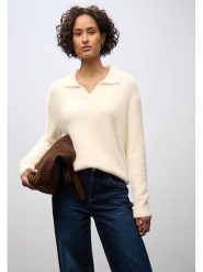 Cecil Sweter w kolorze kremowym rozmiar: 38. Brązowe swetry Cecil, bez wzorów, bez ramiączek. Za 144.24 zł.