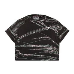 Top treningowy damski Gymshark Zone Graphic Crop. Czarne topy Gymshark, xl, bez wzorów, sportowe, bez kołnierzyka, bez ramiączek. Za 62.99 zł.