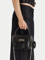 Guess Torebka J6RZ10 W4090 Czarny. Czarne torebki klasyczne Guess, z aplikacjami, ze skóry, bez dodatków. Za 269.99 zł.