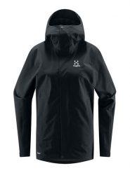 Haglöfs Kurtka przeciwdeszczowa Koyal 606494 Czarny Active Fit. Czarne kurtki przeciwdeszczowe Haglöfs, l, bez wzorów, z syntetyku, bez kaptura, outdoorowe. Za 429.99 zł.