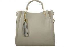 Kuferek skórzany BARBERINI'S j. beżowy 960-10. Brązowe shopper bag Barberinis, bez wzorów, ze skóry, biznesowe, do ręki, zamszowe, bez dodatków. Za 339.99 zł.