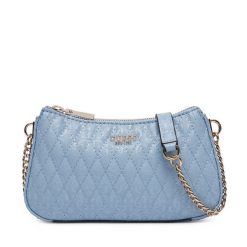 Torebka Guess. Niebieskie listonoszki Guess, z aplikacjami, bez dodatków. Za 289.99 zł.