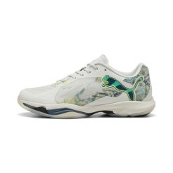 Buty halowe Puma Vantage Nitro Berlin. Szare buty treningowe Puma, bez wzorów, z gumy, bez zapięcia, do piłki ręcznej. Za 680.25 zł.