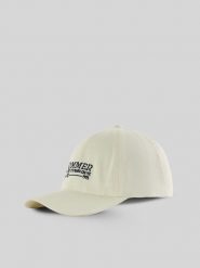 4F Czapka z daszkiem strapback damska - kremowa S/M (58cm). Białe czapki z daszkiem 4f, bez wzorów, z bawełny, klasyczne. Za 69.99 zł.