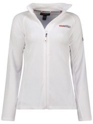 Geographical Norway Kurtka polarowa "Tug" w kolorze białym rozmiar: XXL. Białe kurtki Geographical Norway, xxl, bez wzorów, z polaru, bez kaptura. Za 100.99 zł.
