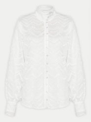 Bruuns Bazaar Koszula Vinika BBW4243 Biały Regular Fit. Białe koszule Bruuns Bazaar, bez wzorów, z lyocellu, bez kołnierzyka, bez ramiączek. Za 449.99 zł.
