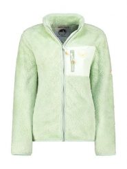 Geographical Norway Kurtka polarowa "Upecious" w kolorze miętowym rozmiar: XXL. Zielone kurtki Geographical Norway, xxl, bez wzorów, z polaru, bez kaptura. Za 123.25 zł.