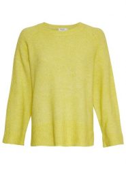 MOSS COPENHAGEN Sweter "Lisanora Hope" w kolorze żółtym rozmiar: L/XL. Żółte swetry Moss Copenhagen, l, bez wzorów, z poliamidu, bez ramiączek. Za 140.53 zł.