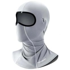 Wielofunkcyjny komin z jedwabiu chłodzącego ROCKBROS LF70878. Szare szaliki i kominy ROCKBROS, na lato, bez wzorów, z materiału. Za 62.00 zł.
