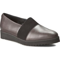 Półbuty SERGIO BARDI - Gertrude FW127279517MP 109. Szare półbuty wsuwane Sergio Bardi, bez wzorów, ze skóry, eleganckie, bez obcasa, na płaskiej podeszwie. W wyprzedaży za 169.00 zł.