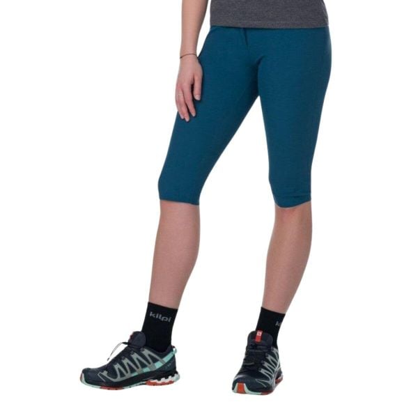 Szorty damskie Kilpi SYLANE-W. Niebieskie szorty Kilpi, bez wzorów, z nylonu, sportowe. Za 215.49 zł.