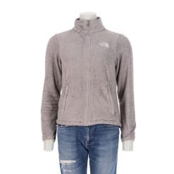 Damska kurtka polarowa Osito TNF. Szare kurtki The North Face, l, bez wzorów, z polaru, sportowe, bez kaptura. Za 212.96 zł.