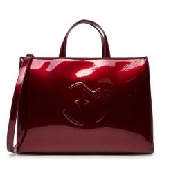 Torebka Eva Minge. Czerwone torebki klasyczne Eva Minge, bez wzorów, klasyczne, bez dodatków. Za 379.99 zł.
