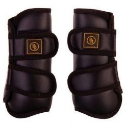 Buty dla koni BR Equitation Pro Max. Czarne buty treningowe BR, bez wzorów, z neoprenu, bez zapięcia, do jazdy konnej. Za 250.50 zł.