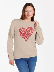 KEY LARGO Bluza "Need" w kolorze beżowym rozmiar: L. Brązowe bluzy KEY LARGO, l, bez wzorów, bez ramiączek, bez kaptura. Za 56.53 zł.