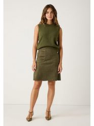 More & More Spódnica w kolorze khaki rozmiar: 44. Brązowe spódnice More & More, na co dzień, bez wzorów, mini, proste. Za 201.08 zł.