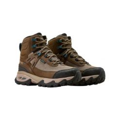 Damskie buty trekkingowe Ariat Traverse Mid. Brązowe buty trekkingowe Ariat, z materiału, przed kolano, bez zapięcia. Za 782.30 zł.