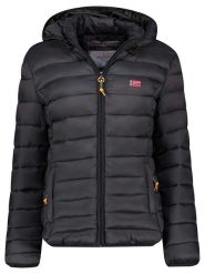 Geographical Norway Kurtka pikowana "Atikolor" w kolorze czarnym rozmiar: XL. Czarne kurtki Geographical Norway, xl, bez wzorów, bez kaptura. Za 224.62 zł.