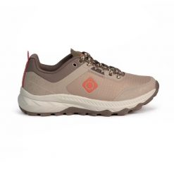 Damskie buty trekkingowe i trekkingowe YOSHI W Izas do umiarkowanych wędrówek. Brązowe trekkingi IZAS, bez wzorów, bez zapięcia, trekkingowe. Za 269.52 zł.
