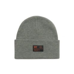 Kapelusz damski Superdry Surplus. Szare kapelusze Superdry, z aplikacjami, z dzianiny, eleganckie. Za 127.20 zł.