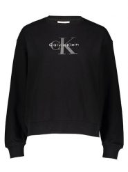 Calvin Klein Bluza w kolorze czarnym rozmiar: L. Czarne bluzy Calvin Klein, l, bez wzorów, bez ramiączek, bez kaptura. Za 191.95 zł.