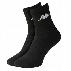 Skarpetki treningowe Kappa 303WIGO-001 3 pack. Czarne skarpetki Kappa, bez wzorów. Za 16.90 zł.