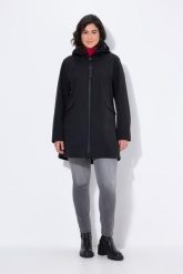 Damskie Kurtka softshellowa HYPRAR hydrofobowa kaptur. Czerwone kurtki przejściowe sportowe Ulla Popken, plus size, bez wzorów, z materiału, bez kaptura, trekkingowe. Za 639.99 zł.