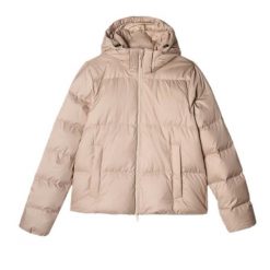 Damska kurtka puchowa 4F, beżowa, rozmiar M. Brązowe kurtki 4f, m, bez wzorów, z puchu, bez kaptura. Za 703.99 zł.