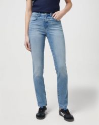 DAMSKIE SPODNIE WRANGLER SLIM SOUTHEAST 112352337. Jeansy Wrangler, l, bez wzorów, z jeansu. Za 209.99 zł.