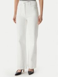 Morgan Jeansy 261-PIJITO1 Biały Bootcut Fit. Białe jeansy Morgan, bez wzorów, z jeansu. Za 329.99 zł.