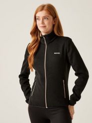 Regatta Kurtka polarowa "Newhill" w kolorze czarnym rozmiar: 46. Czarne kurtki Regatta, bez wzorów, z materiału, bez kaptura. Za 150.45 zł.