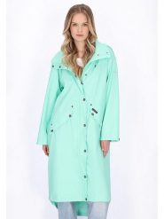 Schmuddelwedda Płaszcz przeciwdeszczowy w kolorze miętowym rozmiar: XS. Zielone płaszcze Schmuddelwedda, xs, bez wzorów, sportowe, bez kaptura. Za 217.99 zł.