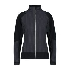 Kurtka damska turystyczna CMP 34A2356. Czarne kurtki przejściowe sportowe CMP, l, bez wzorów, z softshellu, z kapturem. Za 425.00 zł.