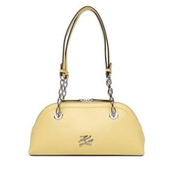 Torebka KARL LAGERFELD. Żółte torebki klasyczne KARL LAGERFELD, bez wzorów, klasyczne, bez dodatków. Za 1,499.00 zł.