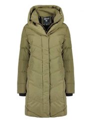 Geographical Norway Płaszcz pikowany "Djamila" w kolorze khaki rozmiar: M. Brązowe płaszcze Geographical Norway, m, bez wzorów, bez kaptura. Za 228.92 zł.