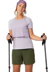 LaMunt Koszulka funkcyjna "Maria Teresa" w kolorze fioletowym rozmiar: 44. Różowe t-shirty sportowe LaMunt, bez wzorów, z materiału, bez ramiączek, outdoorowe. Za 166.49 zł.